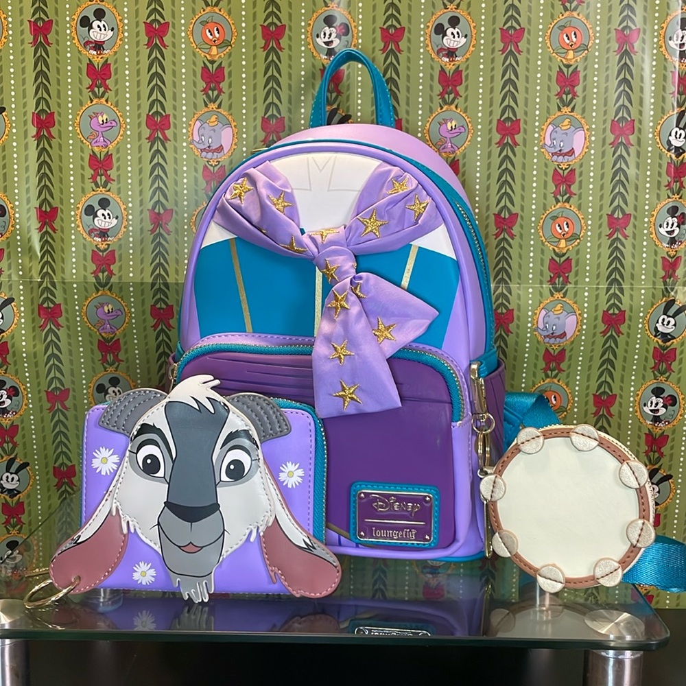 Disney x Loungefly Esmerelda Bag & Jolly Wallet NYCC 2022 Exclusive